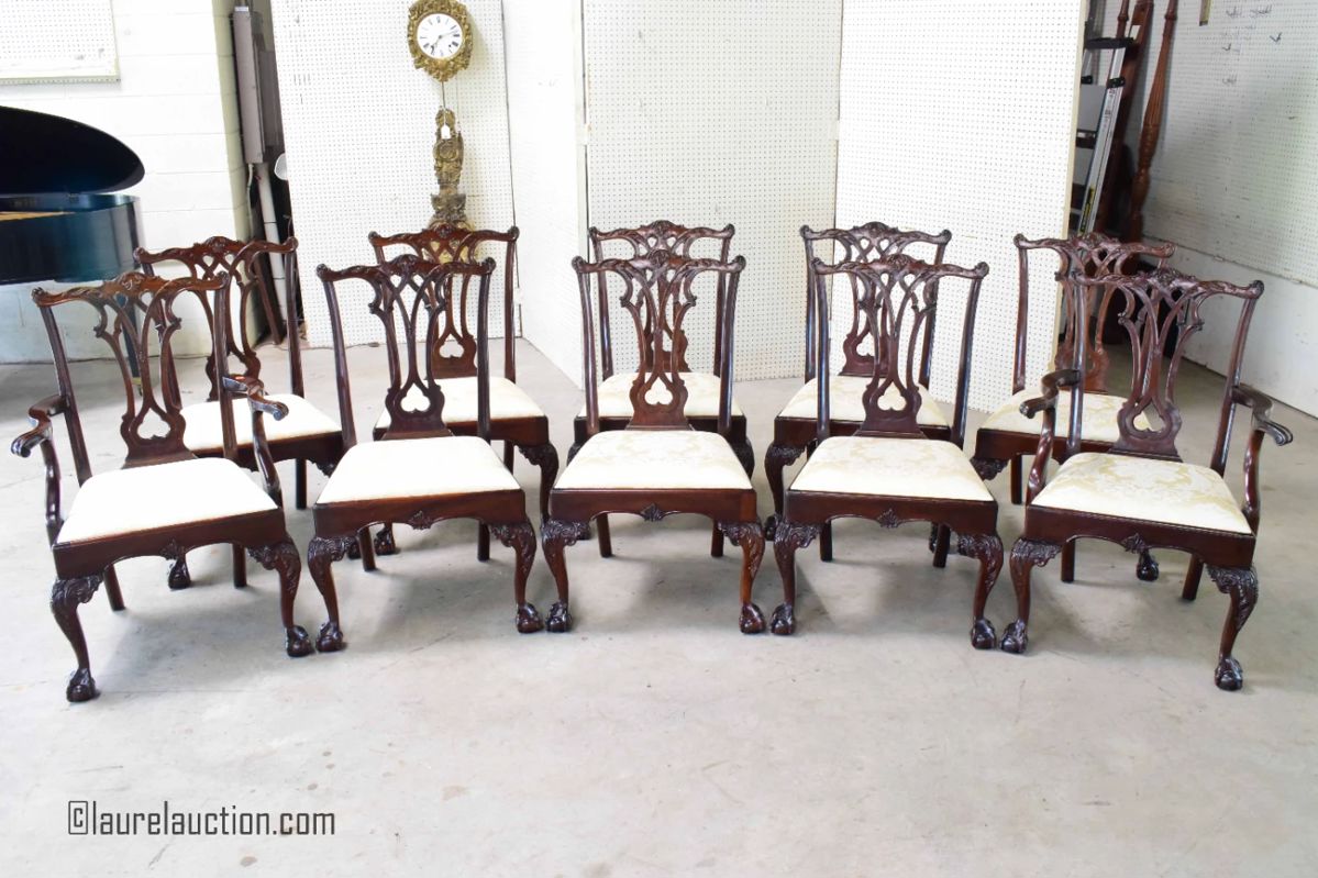 10 Stickley Dining Chairs