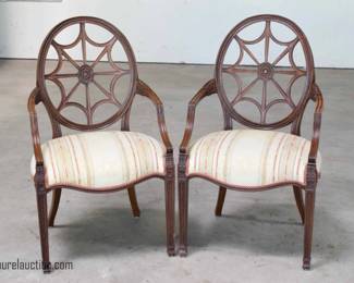 Ethan Allen Web Back Chairs