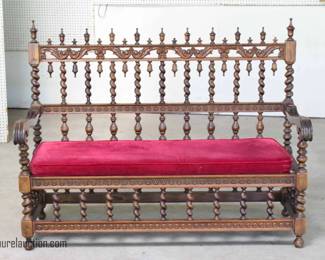 Gothic revival Victorian Bench