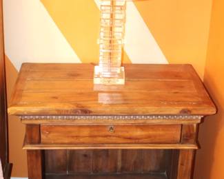 BUY IT NOW!    $325.00.                                               Restoration Hardware St. James Open Nightstand            32" W x 19 1/2" D x 30" H.