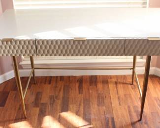 BUY IT NOW!  $375.00.                                                      
(Audrey) West Elm/Williams Sonoma Desk/Vanity.