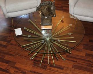 BUY IT NOW! $175.00 Round table. 34" Dia. x 17 3/4" H