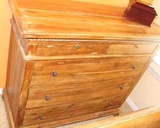 BUY IT NOW!  $750.00.                                                                    Restoration Hardware St. James Five Drawer Dresser.  51" W x 21 3/4" D x 42 1/2" H.                                                     (still available at member price $1,235)