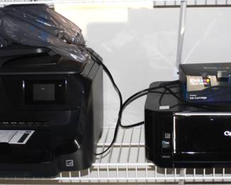 HP OfficeJet Pro 8710 Printer with ink cartridges.                         
Canon MG5220 Printer with ink cartridges.