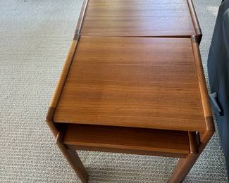 Teak nesting side table sets (several available)