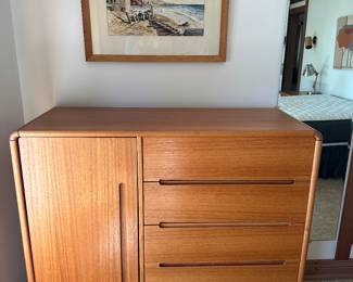 Teak Mid-century dresser and bedroom set