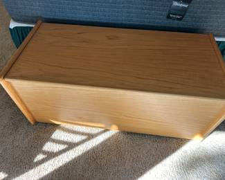Teak storage chest