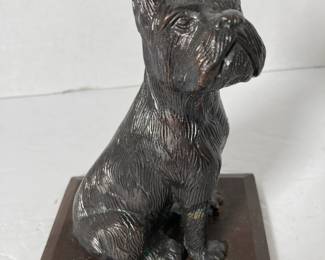 Terrier Dog Bronze