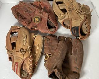 Vintage Baseball Gloves