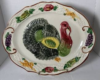 Vintage Large Turkey Plater