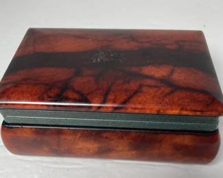 Carved Alabaster Box