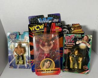 Vintage Wrestling Auction Figures