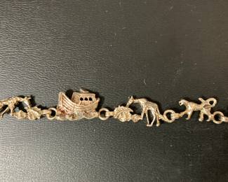Noah's Ark Sterling Bracelet