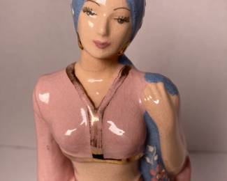 Mid Century California Pottery Lady