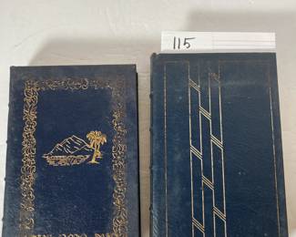 Vintage Leather Bound Books