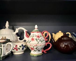 Assorted Teapots- $10/each