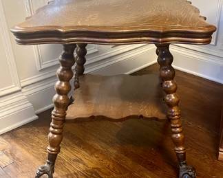 Antique Ball & Claw Table- $450