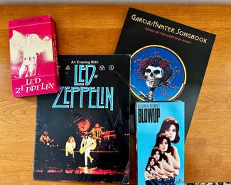 Led Zeppelin books, vintage tapes