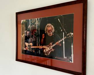 Framed Rob Cohn  Grateful Dead photographs.