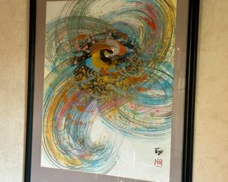 Mixed media original abstract