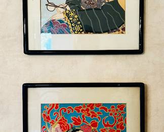 Wood blocks signed and numbered  by Paul Jacoullet 