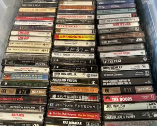 Large collection of tapes from 80s and 90s 