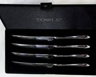 46 - Towle Knife Set in Box, 4 Knives
