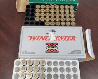 7526 - 2 Partial Boxes 38 S & W, 38 Colt Ammo
