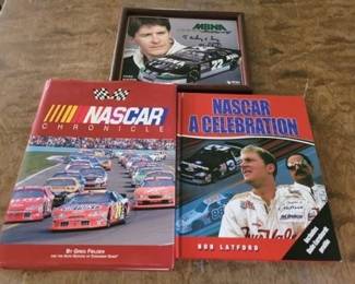 278 - 2 Racing Books & Frame
