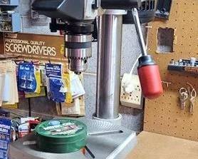 1635 - Craftsman Drill Press You are buying a used as-is electric/electronic item. We do not guarantee all components are present, and if it is not expressly stated, it is untested.
