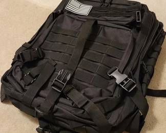 841 - Tactical Black Computer/Book Bag 19 x 15
