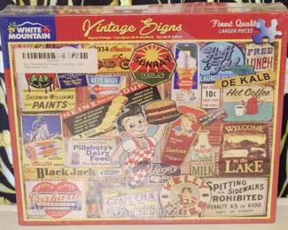 1116 - Vintage Signs 1000pc Puzzle Unopened
