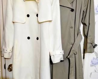 387 - 2 Ladies Rain Jackets Brooks Brothers 346 - size 10 Forever 21 - size M
