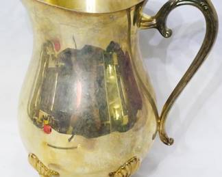 39 - Silverplate Pitcher 8"
