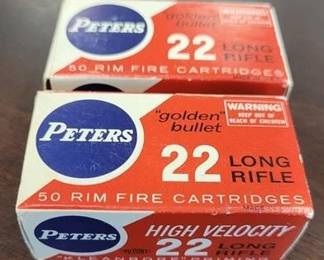 7514 - 2 Full Boxes Peters 22LR Bullets
