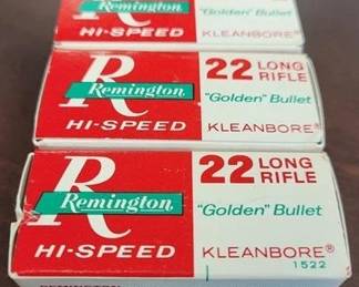 7510 - 3 Full Boxes Remington 22 LR Bullets
