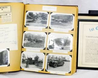 100 - Vietnam Veteran Scrapbook & Memoribilia
