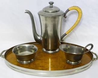 12 - 4 pc. Silver Plate Serving Set
