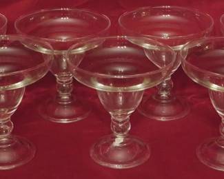 113 - 7 Margarita Glasses 5"
