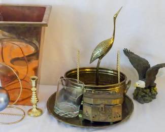 1189 - Assorted Brass Items and More
