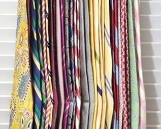 433 - Lot of Vintage Colorful Ties
