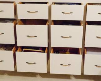1107 - 12 Drawers of Assorted Items - Contents Only

