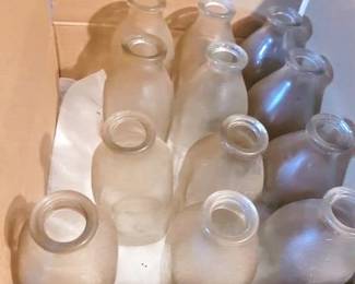 1517 - Box Lot Milk Bottles
