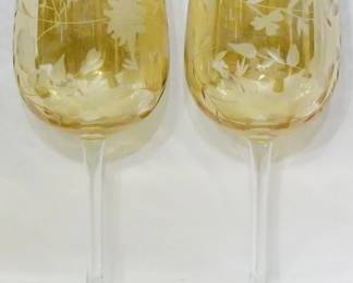 80 - Pair Wheel Cut Stems 8"
