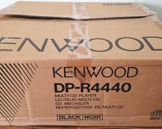 1258 - Kenwood DP-R4440 Multi CD Player You are buying a used as-is electric/electronic item. We do not guarantee all components are present, and if it is not expressly stated, it is untested.
