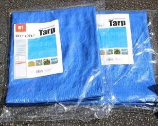 67h - 2 5' x 7' Tarps
