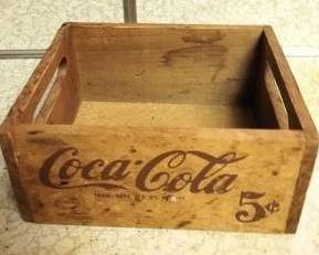 321 - Wooden Coca-Cola Small Box
