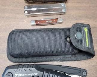 7543 - Kilimanjaro, Leatherman & Buck Knife
