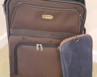 451 - Montego Bay Carry on Luggage w/ tie carrier w/ wheels
