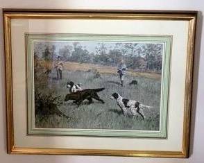 250 - Hunting Dog Framed Print 17 x 20

